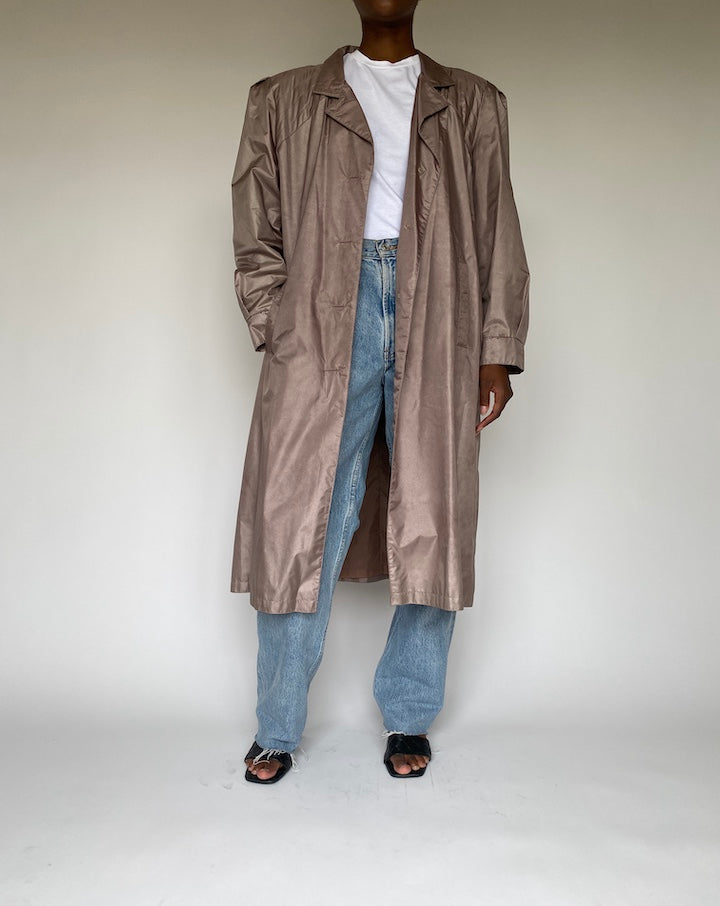 VINTAGE BEIGE LONG COAT 2351