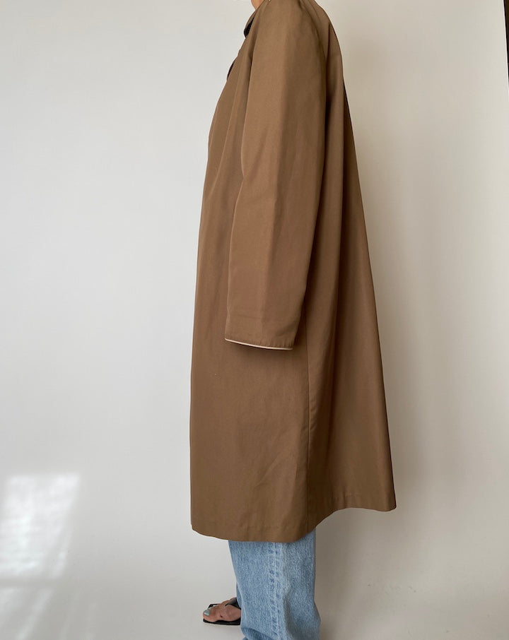VINTAGE BROWN LONG COAT 2559