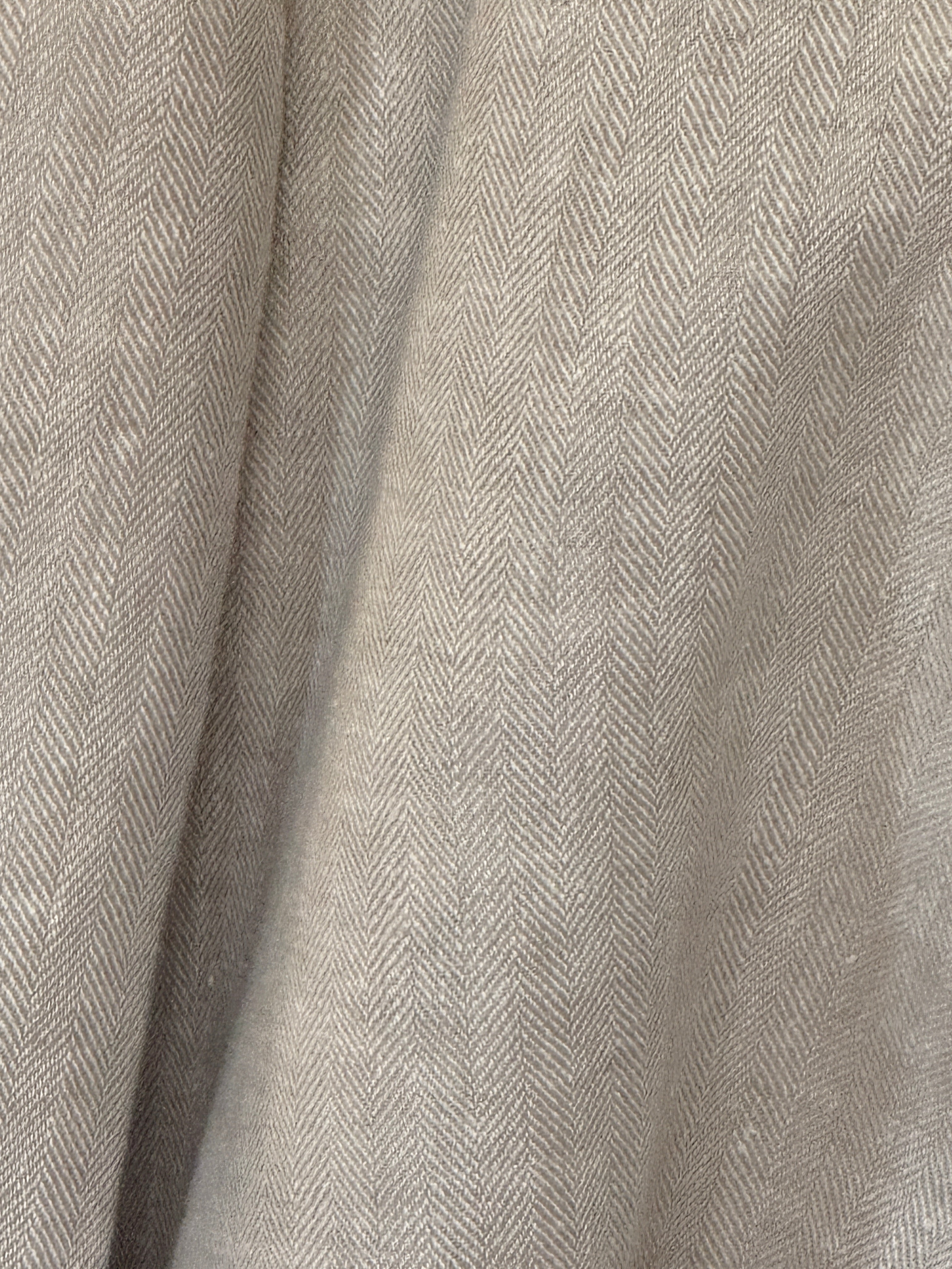 Vintage Linen & Cotton Oversized Blazer in Beige 6601