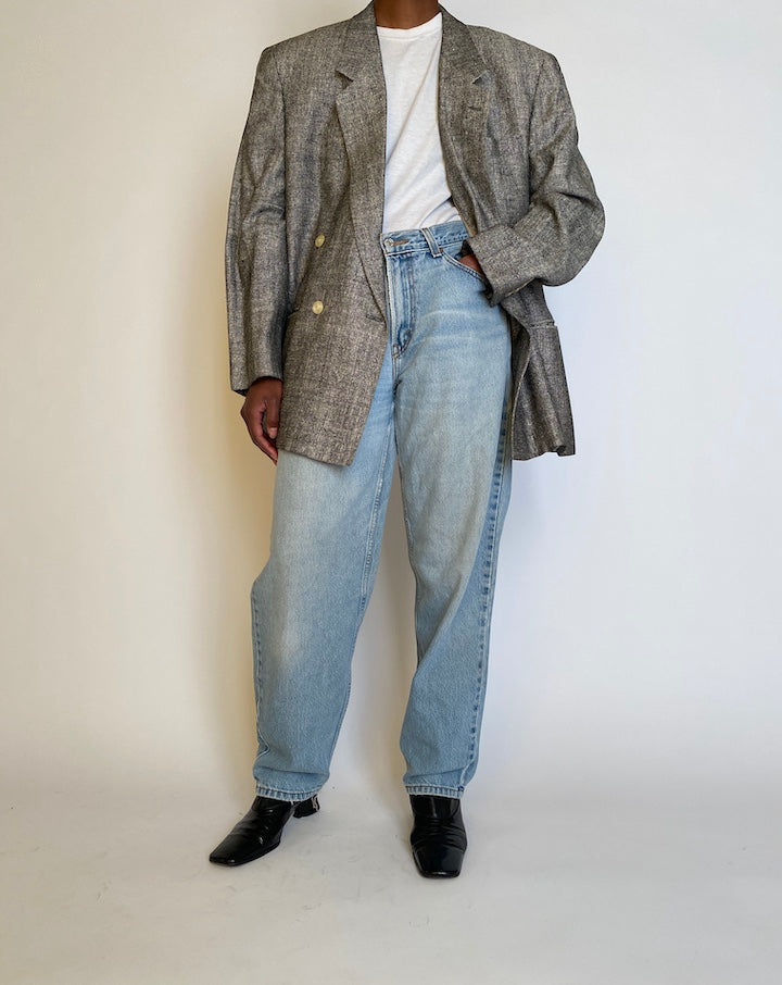 VINTAGE GREY BLAZER 4198