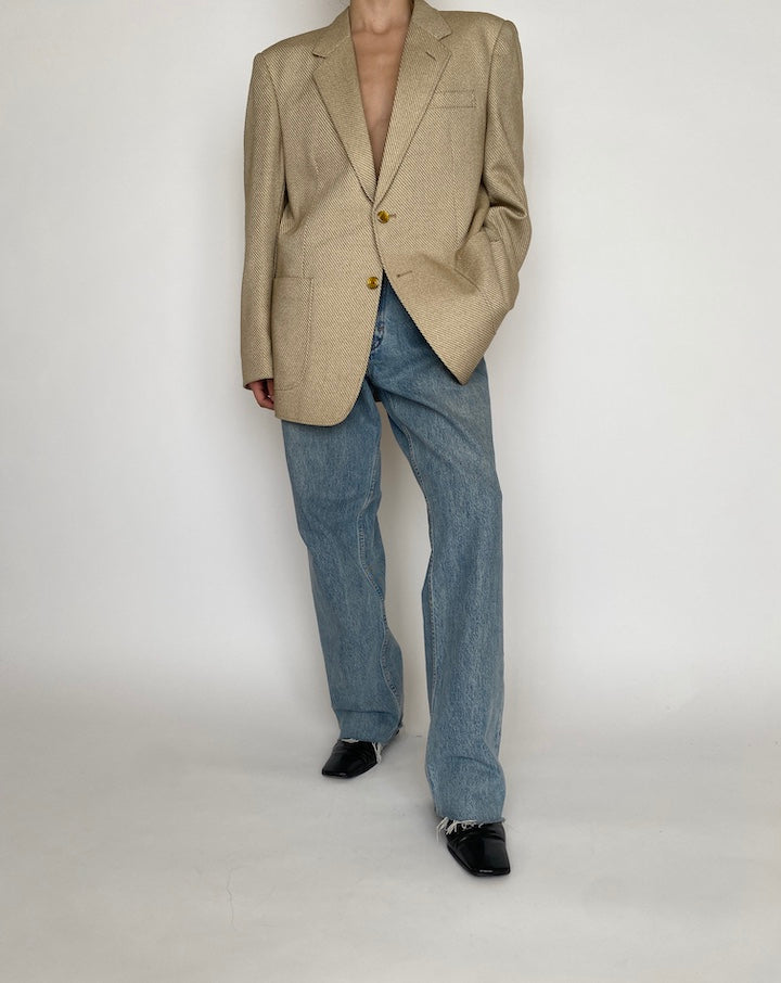 VINTAGE BEIGE BLAZER 4216