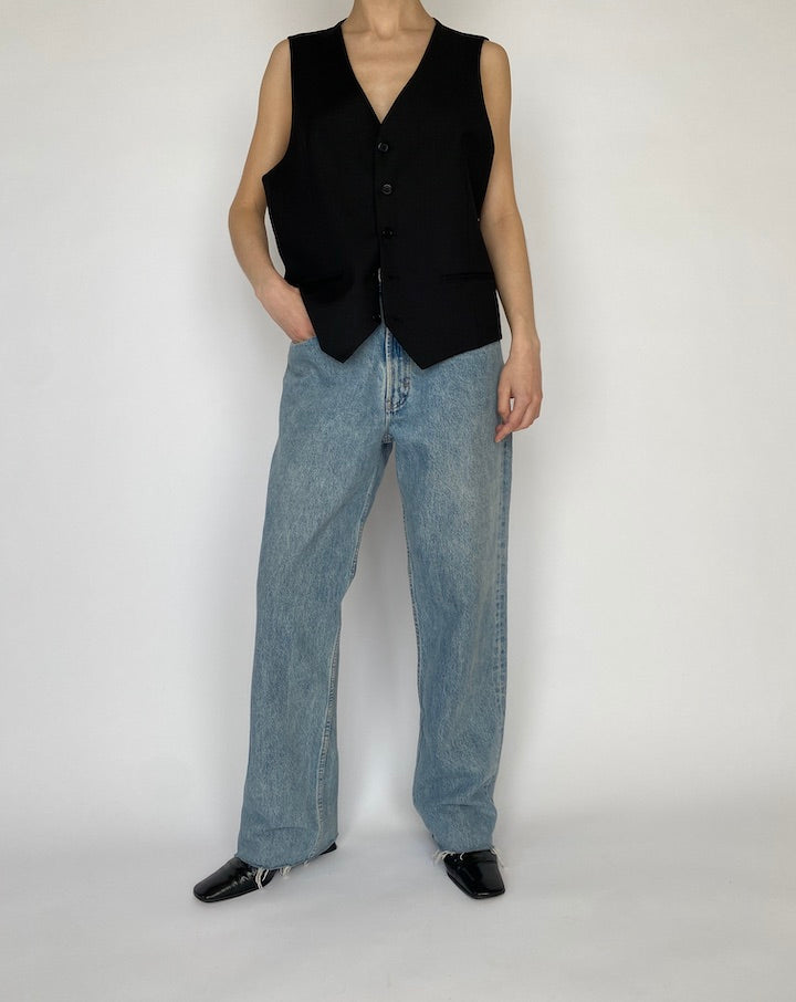 VINTAGE BLACK VEST 4221