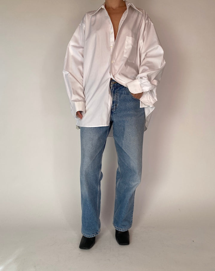 VINTAGE OVERSIZED WHITE SHIRT 4236