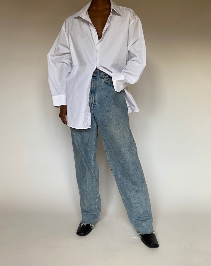 VINTAGE OVERSIZED WHITE SHIRT 4431