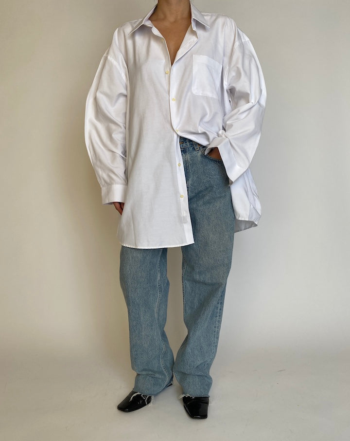 VINTAGE OVERSIZED WHITE SHIRT 4538