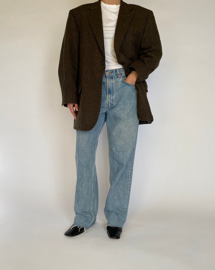 VINTAGE OVERSIZED WOOL BLAZER 4544