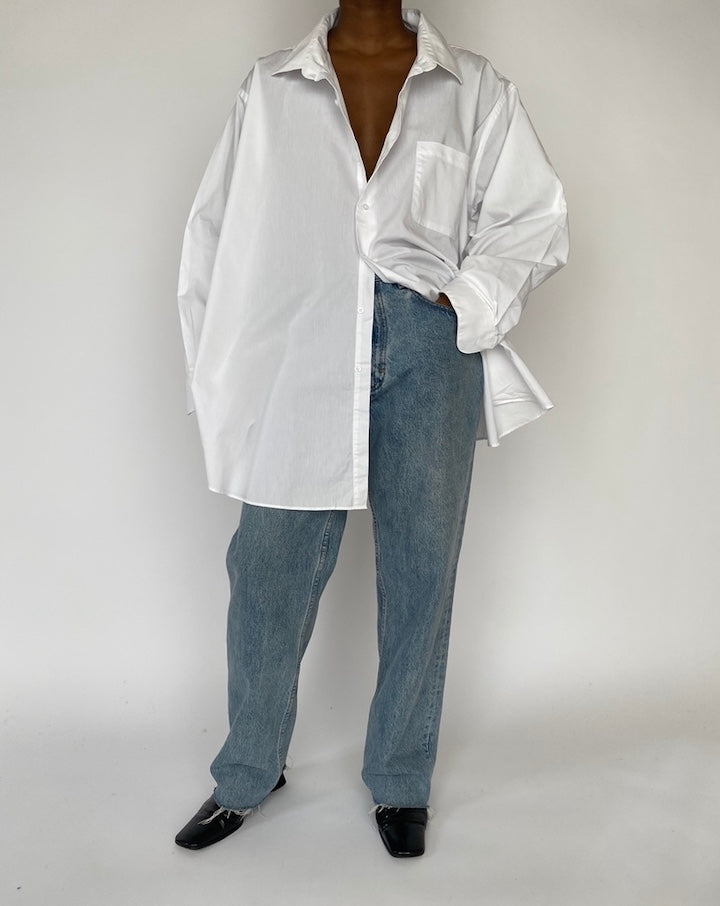 VINTAGE OVERSIZED WHITE SHIRT 4590