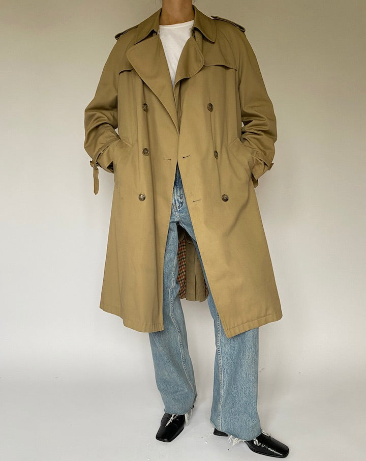 Vintage Beige Trench Coat 4765