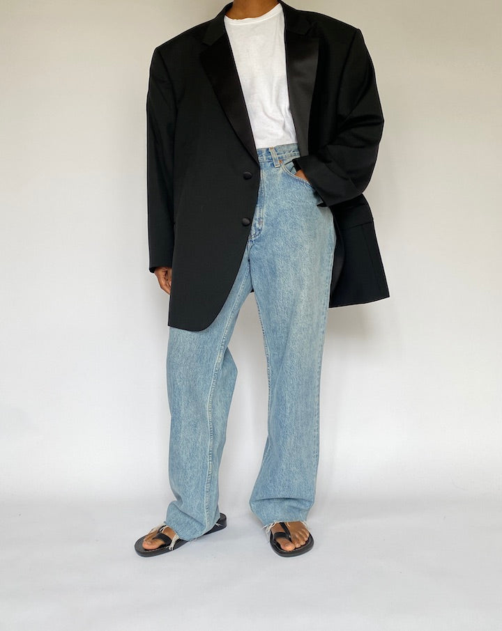 VINTAGE BLACK BLAZER 5035