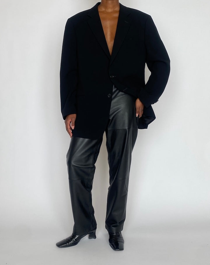 VINTAGE BLACK BLAZER 5126