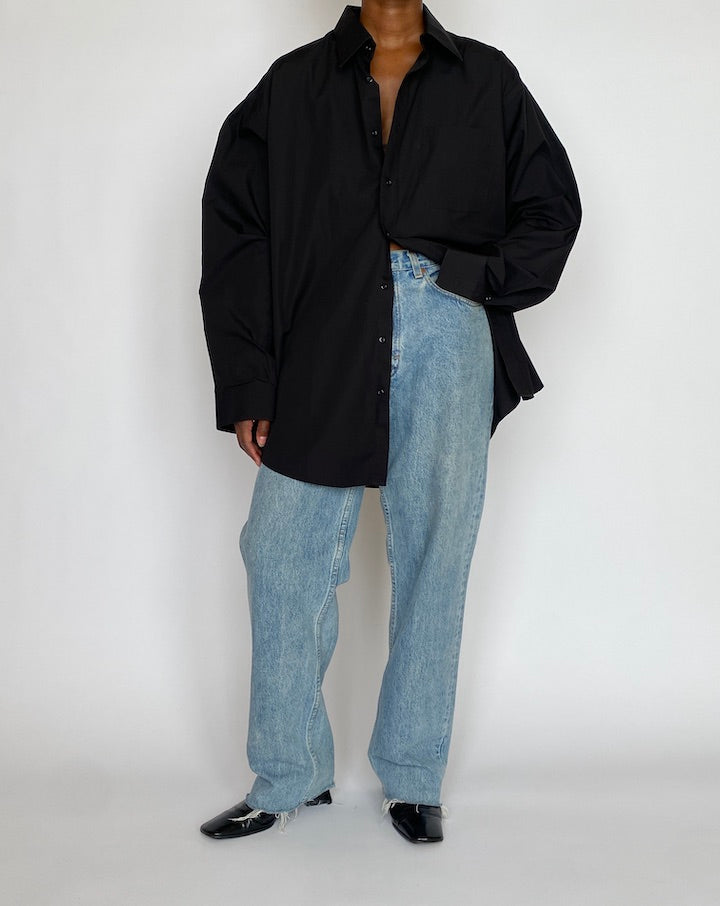 VINTAGE BLACK OVERSIZED SHIRT 5133