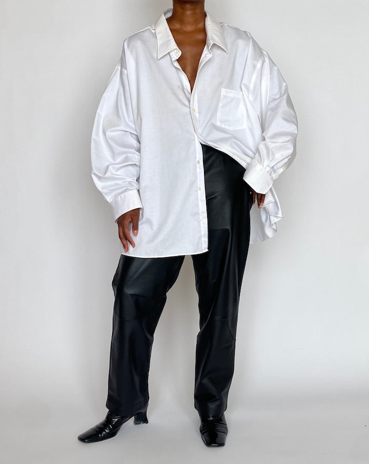 VINTAGE WHITE OVERSIZED SHIRT 5136