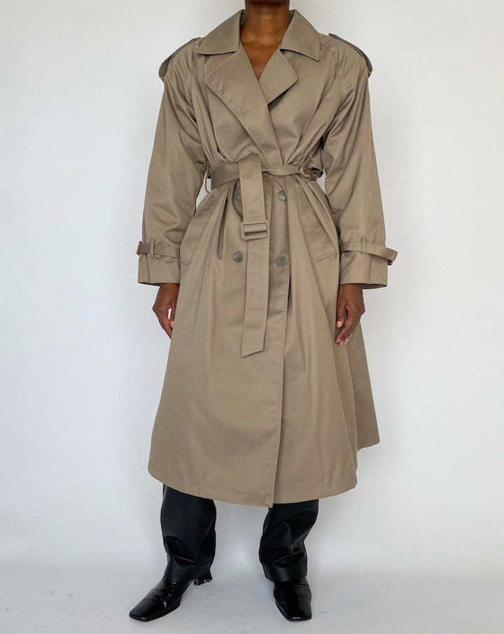 Vintage Beige Trench Coat 5142