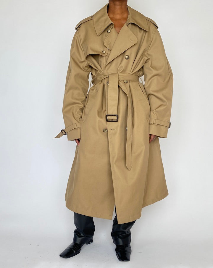 Vintage Beige Trench Coat 5151