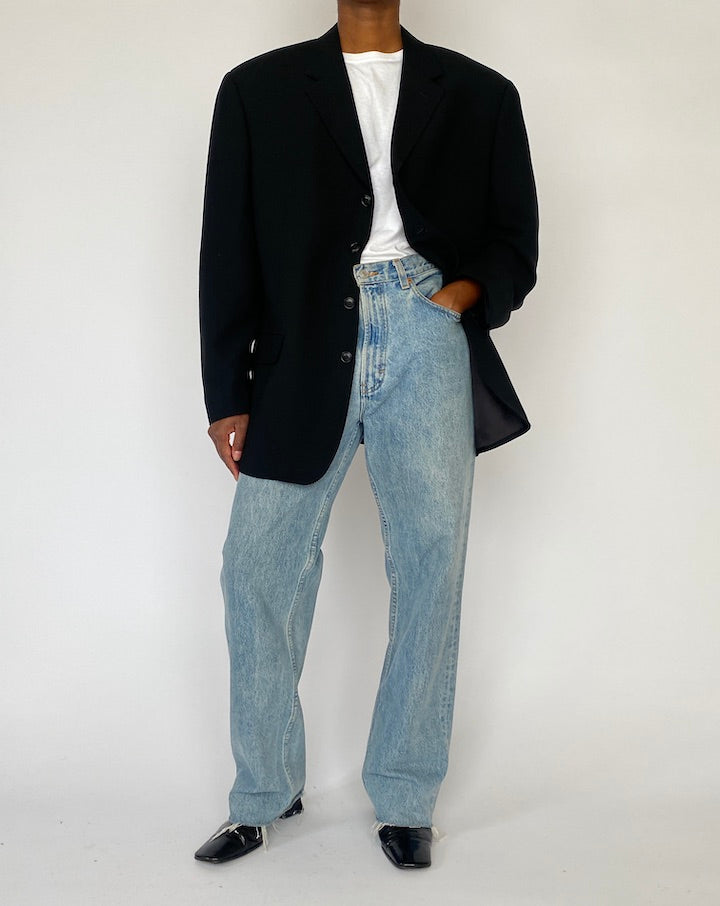 Vintage Black Blazer 5159