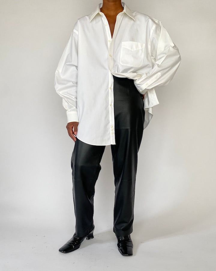 Vintage White Oversized Cotton 5162