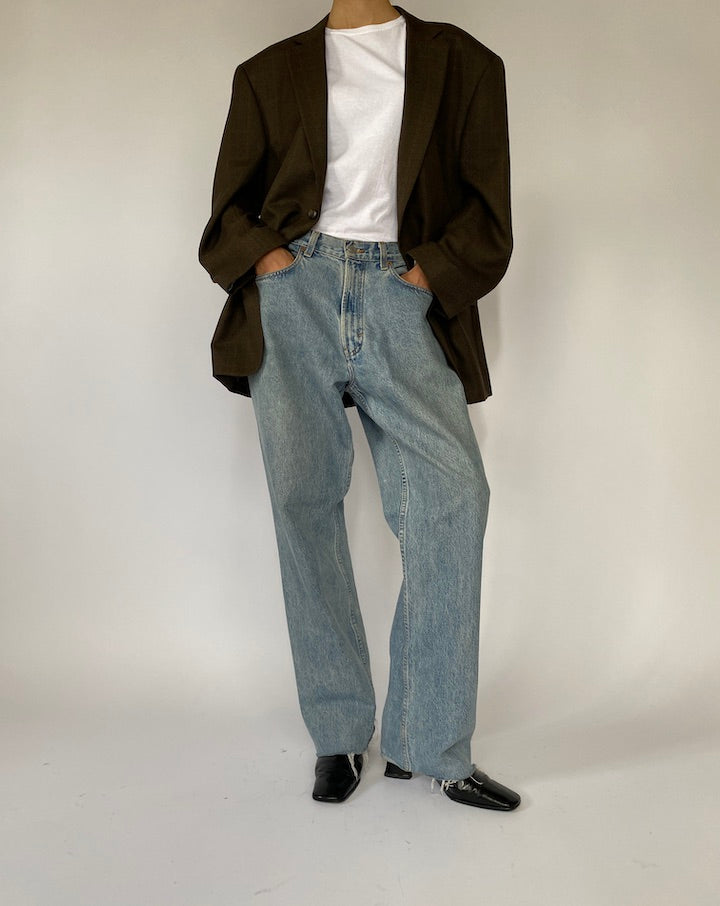 Vintage Checked Blazer 5225