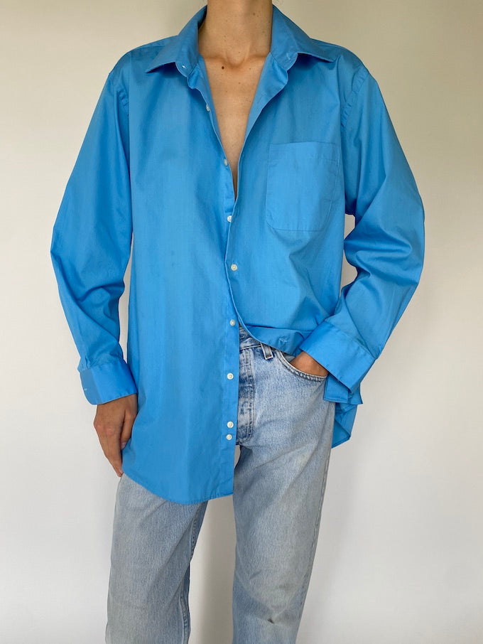 Vintage blue shirt 5251