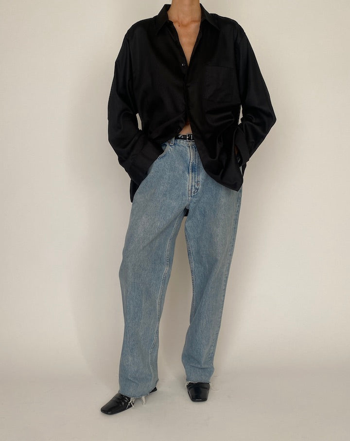 Vintage Oversized Black Shirt 5253
