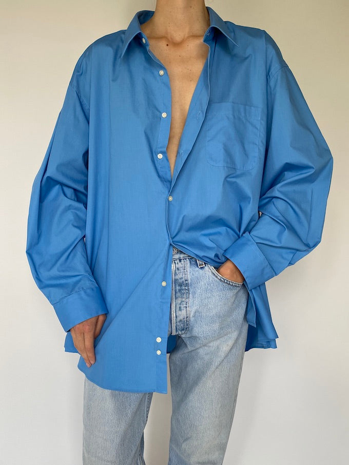 Vintage blue shirt 5254