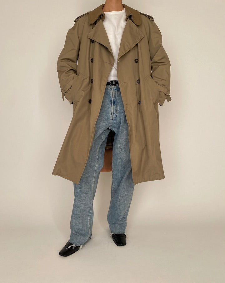Vintage Beige Trench Coat 5260