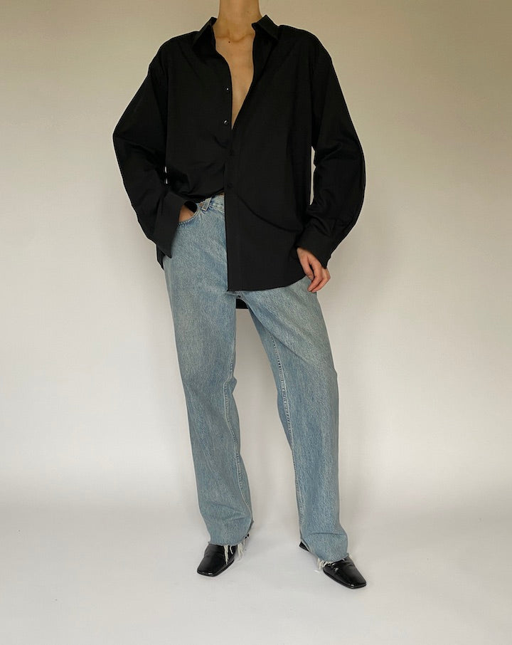 Vintage Oversized Black Shirt 5303