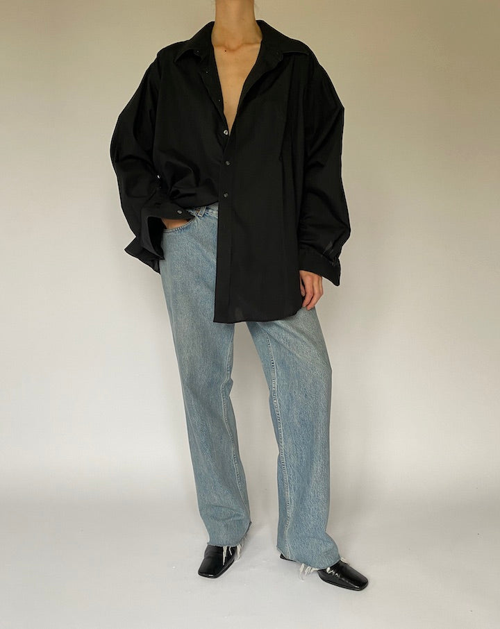 Vintage Oversized Black Shirt 5311