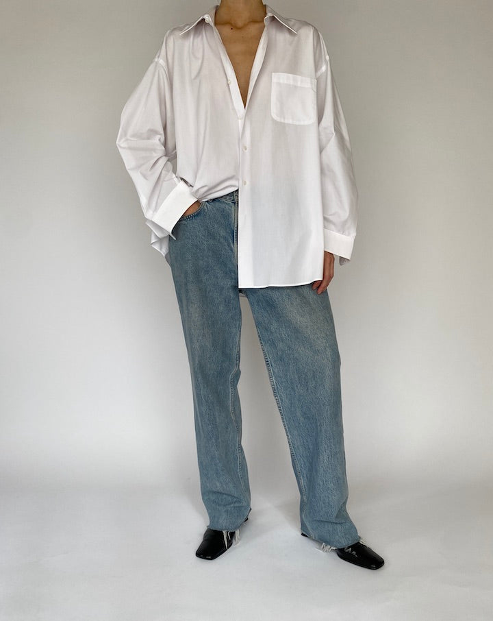 Vintage Oversized White Shirt 5314