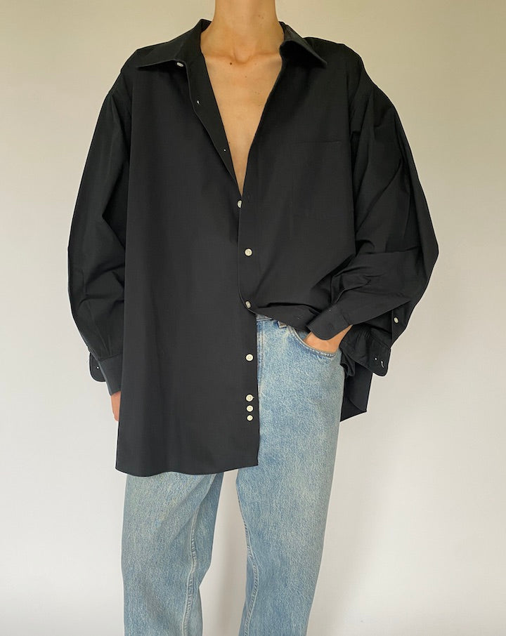 Vintage Oversized Black Shirt 5315