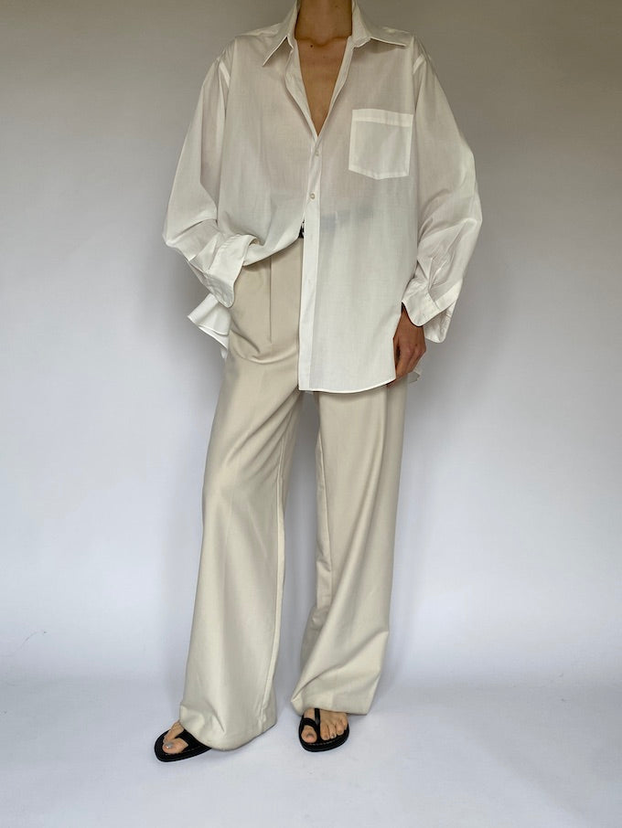 Vintage oversized white shirt 5533