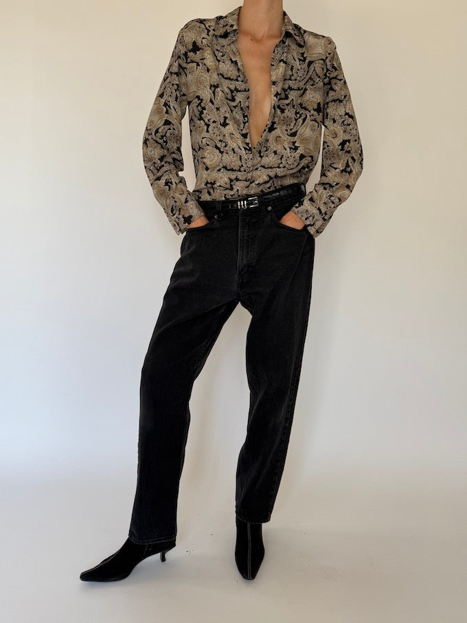 Blouse, vintageblouse, paisley, svc, shopvintagecollection