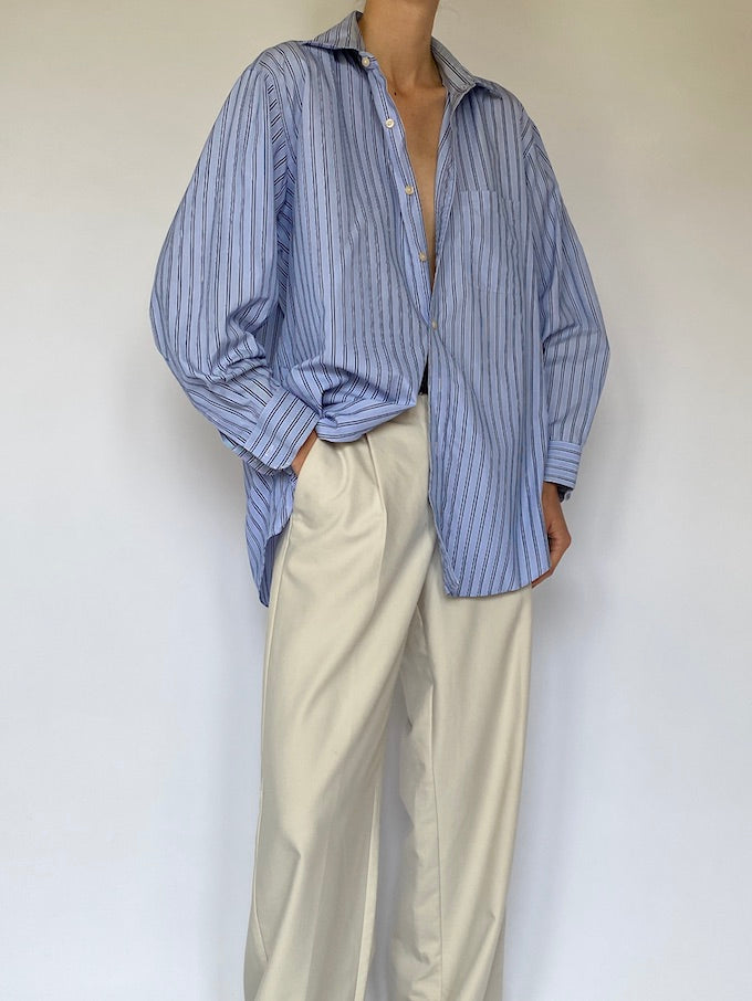 Vintage striped oversized shirt 5544