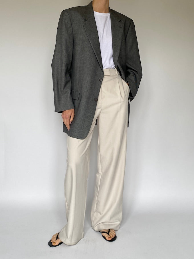 Vintage oversized blazer in grey 5577