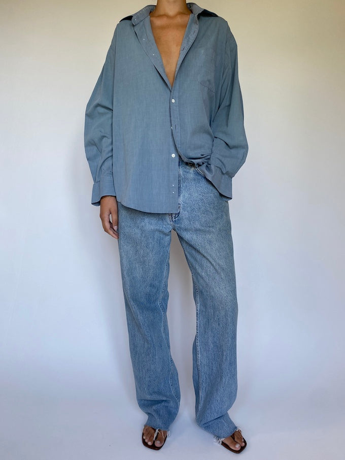 Vintage Yves Saint Laurent Shirt in blue 5654