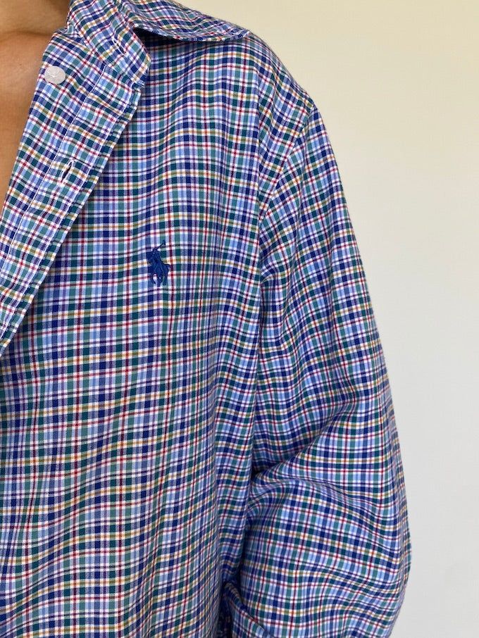 Vintage checked oversized Ralph Lauren shirt 5668