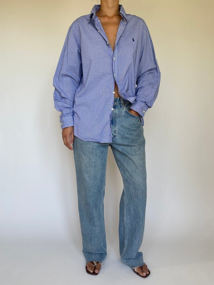Vintage oversized Ralph Lauren checked shirt 5670