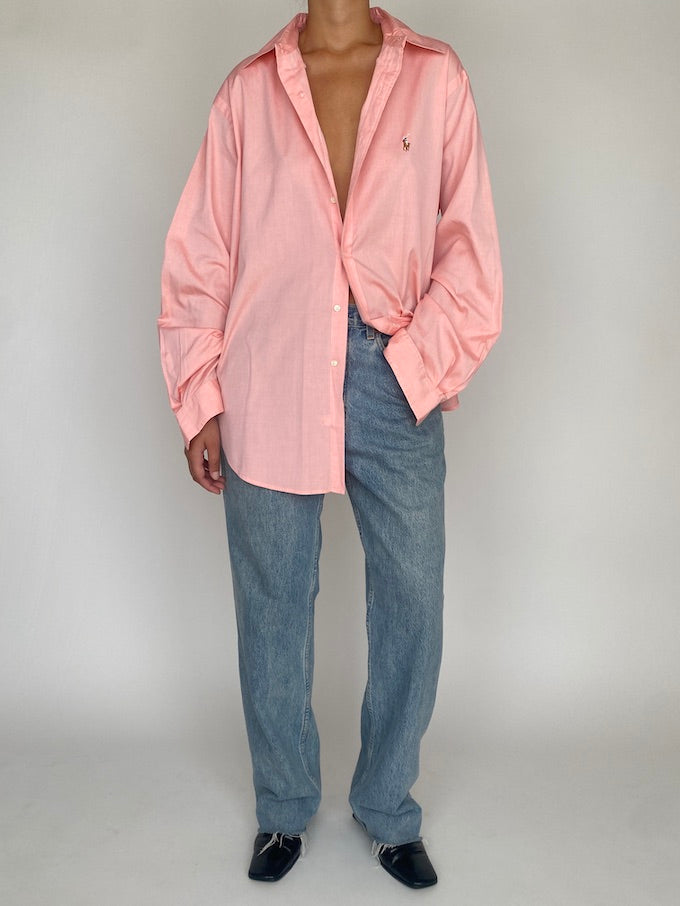 Vintage pink Ralph Lauren shirt 5682