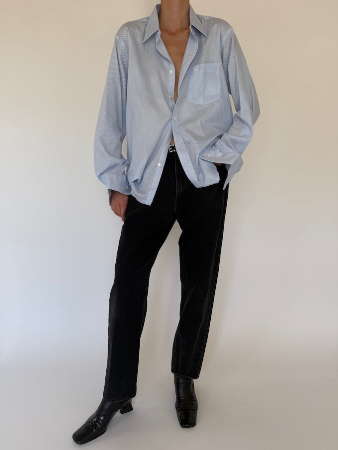 Vintage Christian Dior shirt in light blue 5761