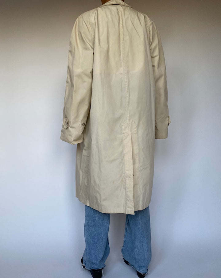 VINTAGE LIGHT BEIGE LONG COAT 2769