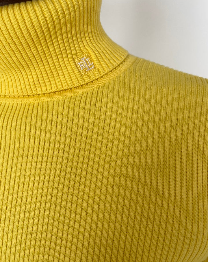 VINTAGE YELLOW RALPH LAUREN TURTLENECK 4639