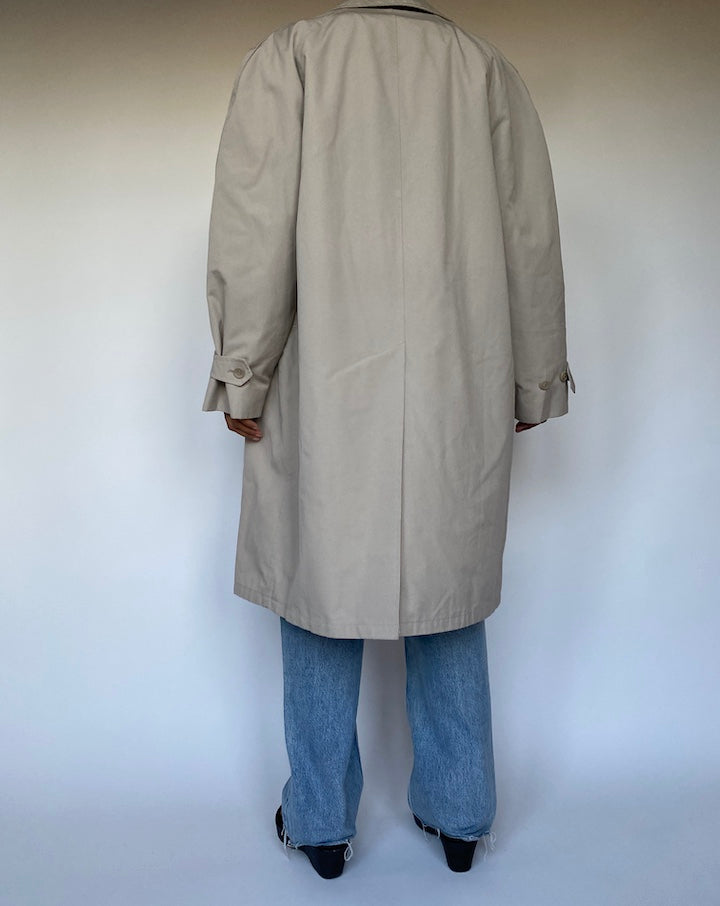 VINTAGE OVERSIZED LIGHT BEIGE COAT 2771