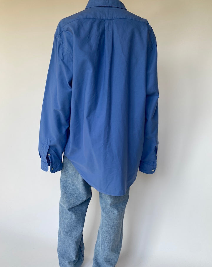 VINTAGE OVERSIZED BLUE RALPH LAUREN SHIRT 3323