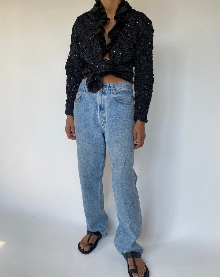 VINTAGE SEQUIN CARDIGAN 24633