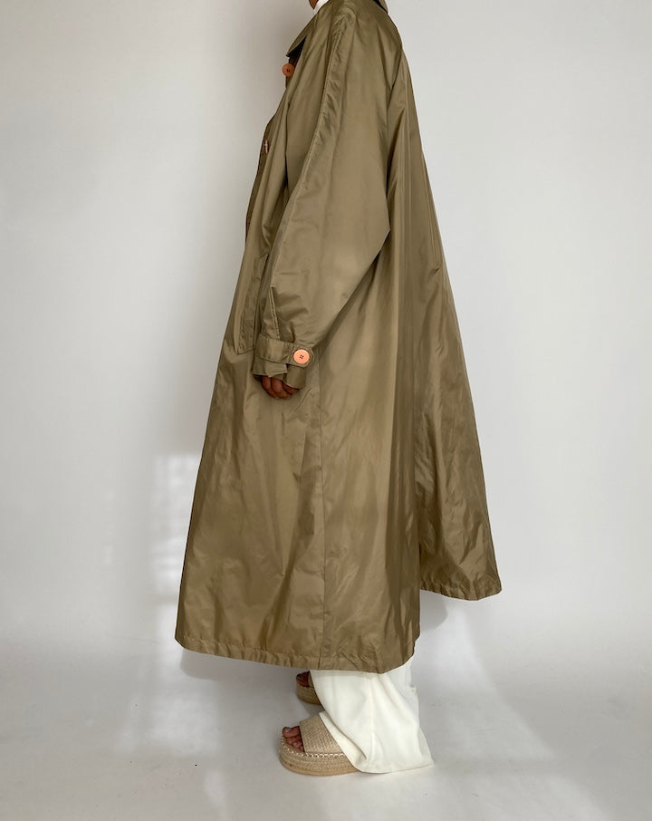 VINTAGE LONG BEIGE COAT 2227