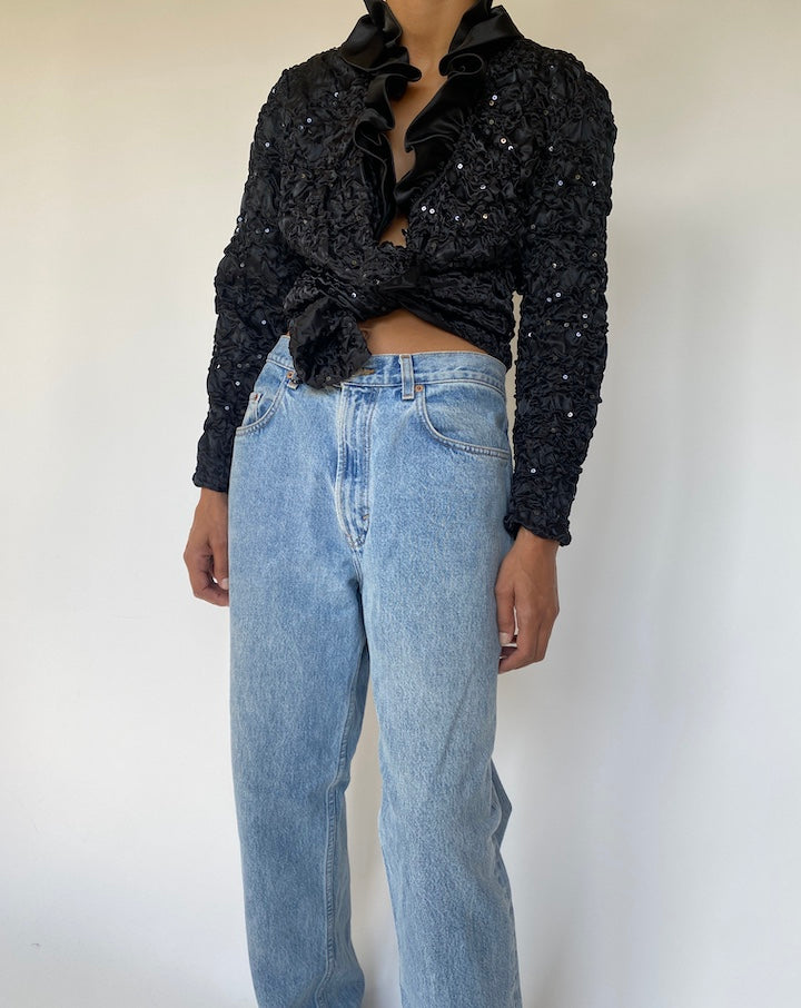 VINTAGE SEQUIN CARDIGAN 24633