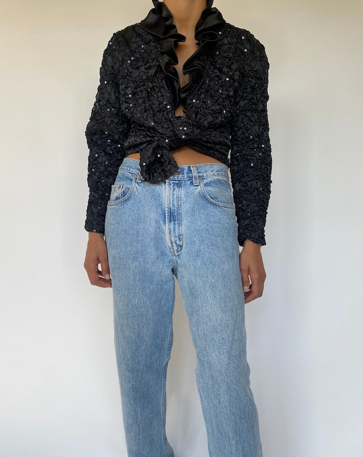 VINTAGE SEQUIN CARDIGAN 24633