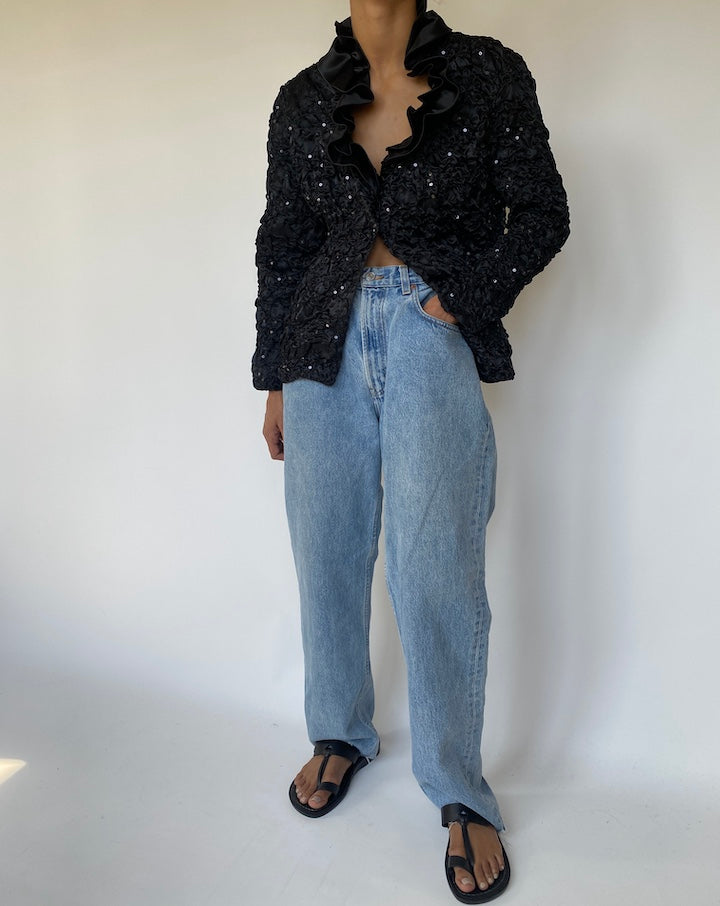 VINTAGE SEQUIN CARDIGAN 24633