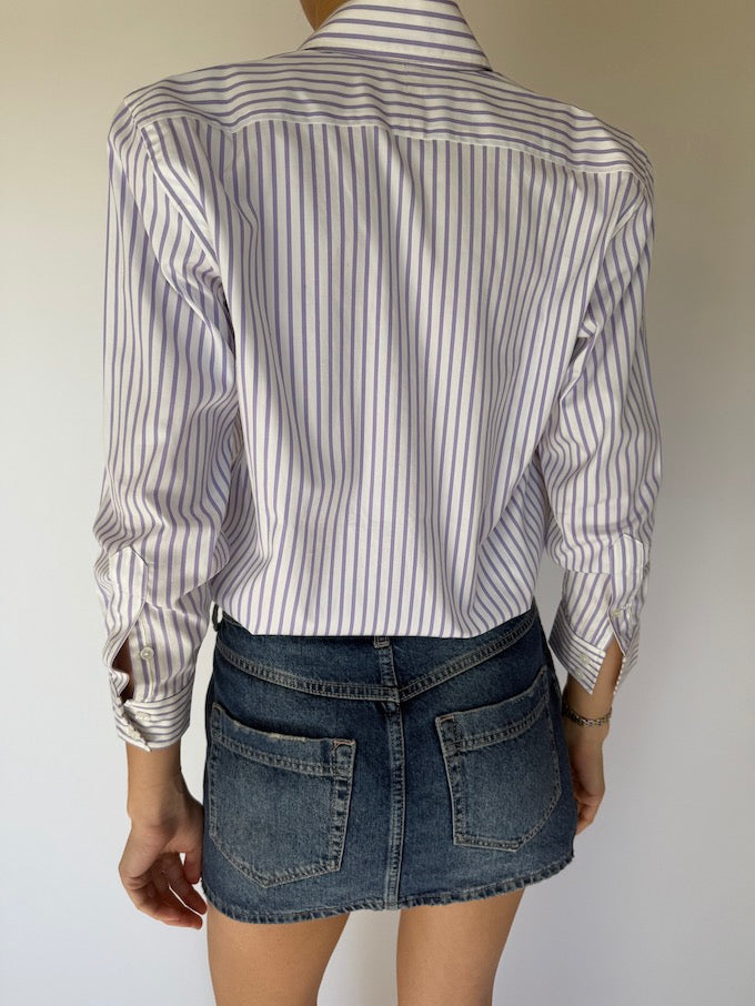 Vintage Striped Ralph Lauren Cotton Shirt 5974