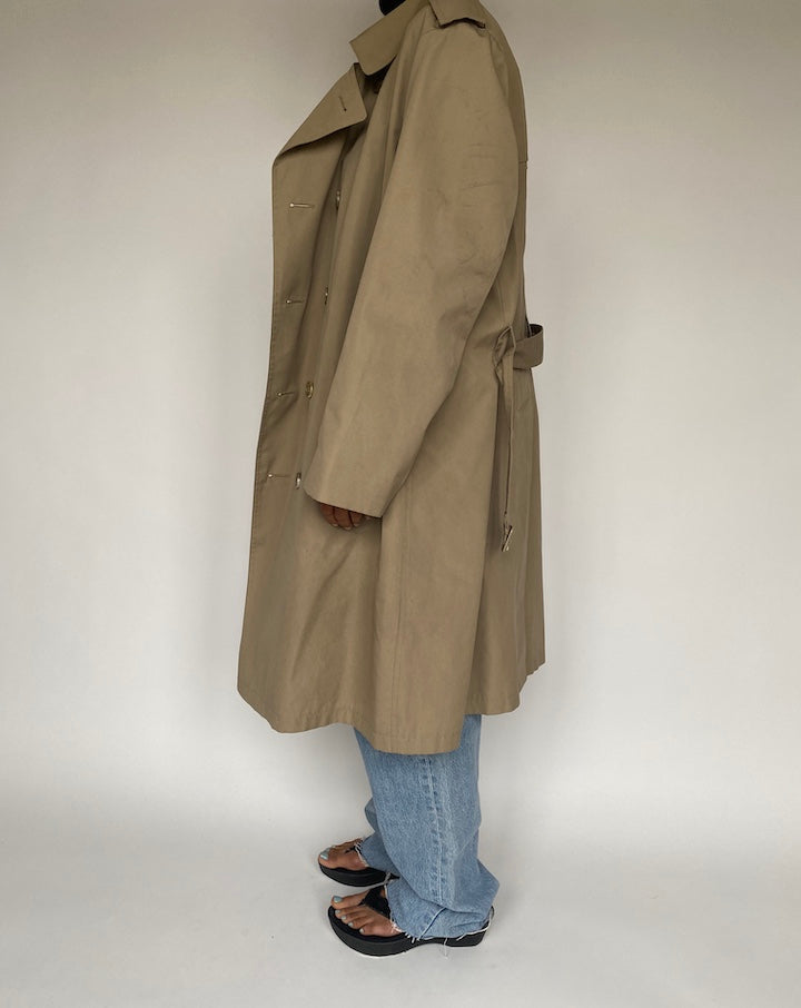 VINTAGE BEIGE TRENCH COAT 1458