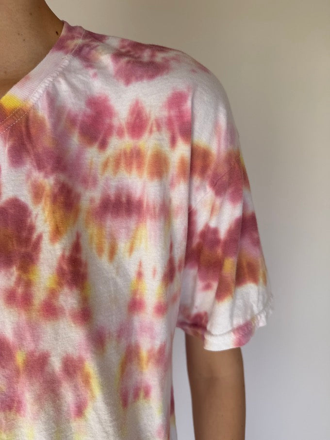 Vintage Tie-Dye T-Shirt Pink 5995